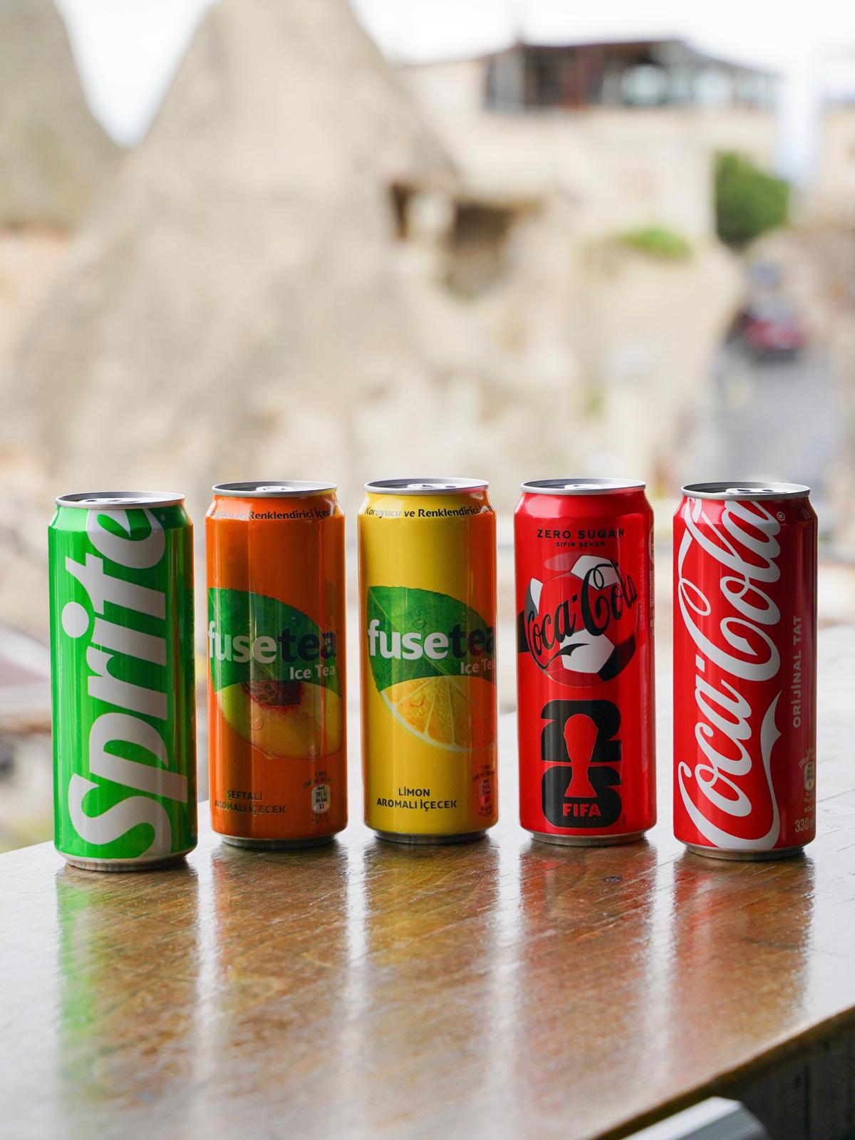 Cola / Fanta / Sprite / Fuse Tea 