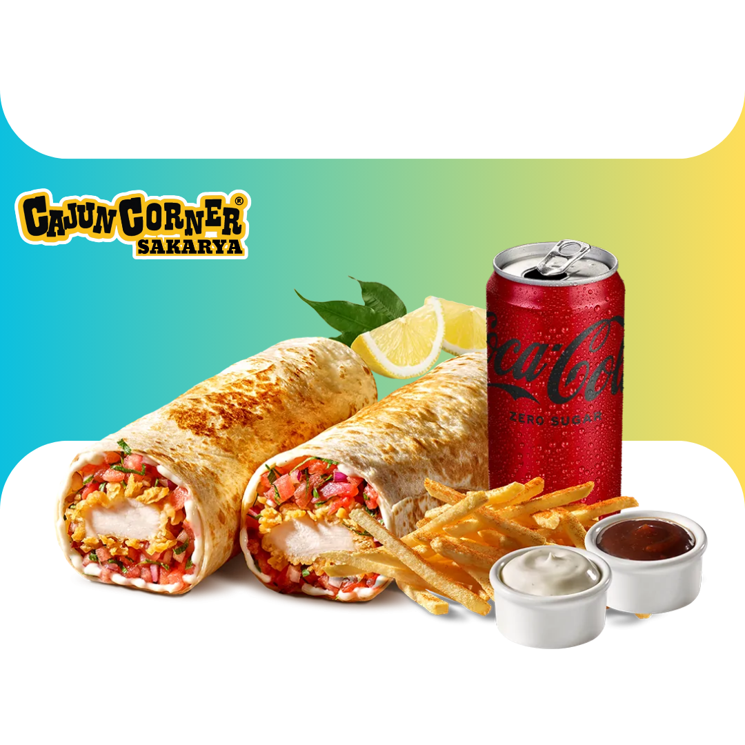 Cajun Burrito Menü 