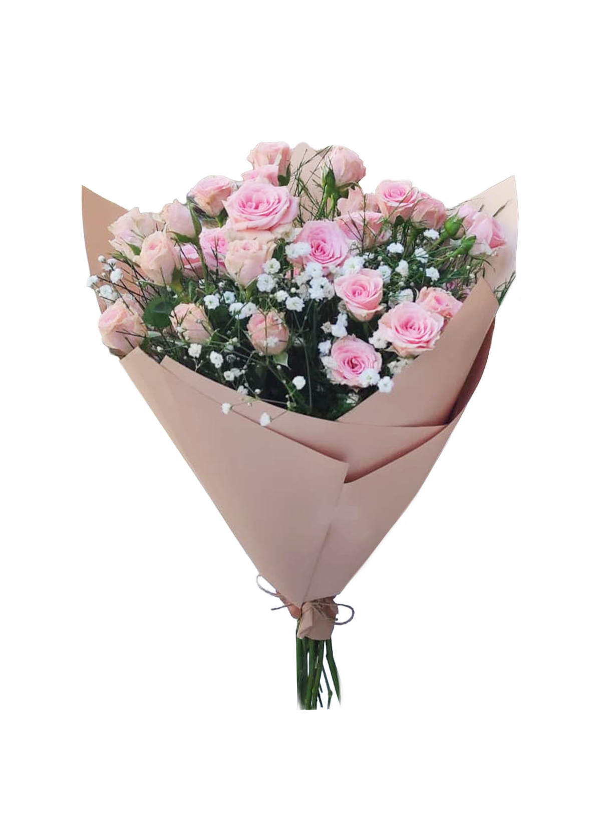 LIGHT PINK CLIMBING ROSE BOUQUET