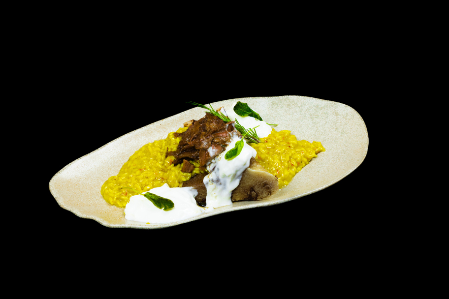 Risotto Alla Milanese E Midollo