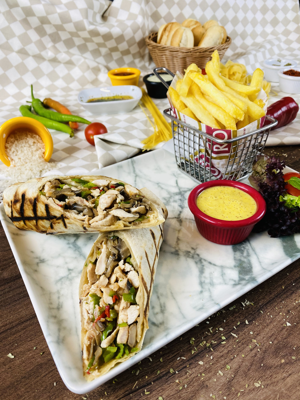 Tavuklu Mantarlı Dürüm