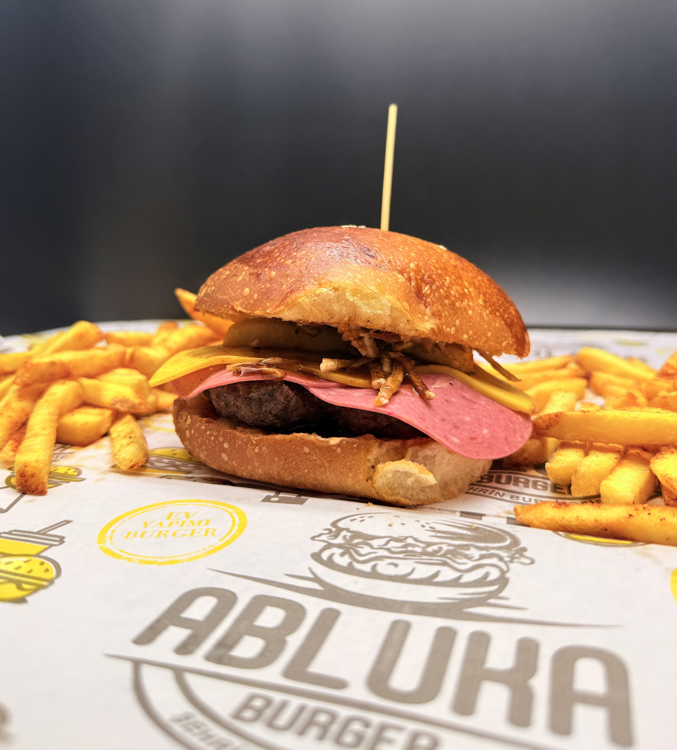 Barbequ Burger Menü