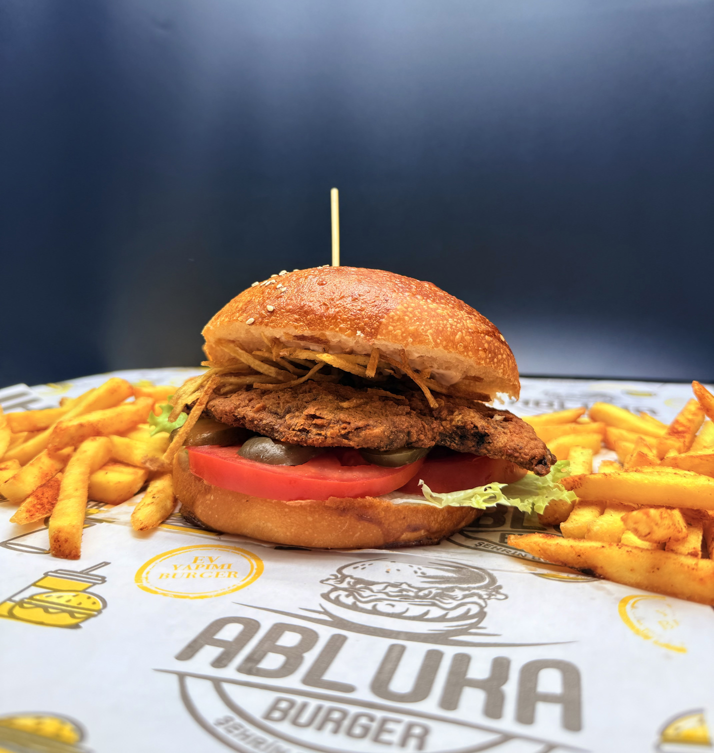 Çıtır Abluka Tavuk Burger Menü