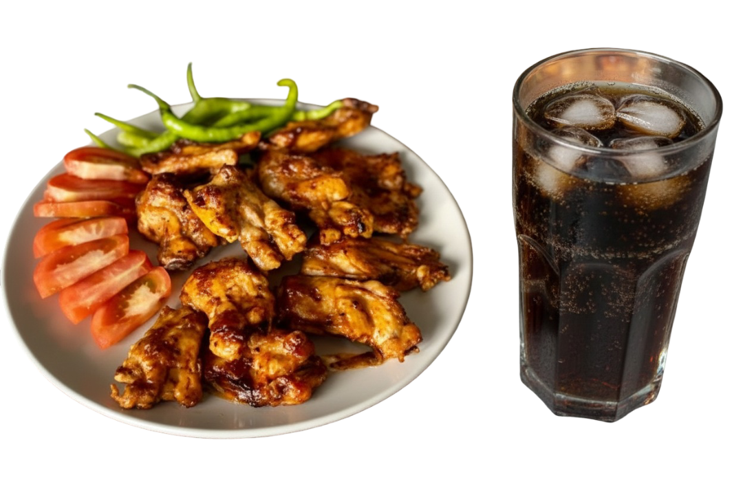 Tavuk Kelebek+Soft İçecek