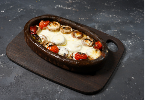 Kiremitte Kaşarlı Mantar