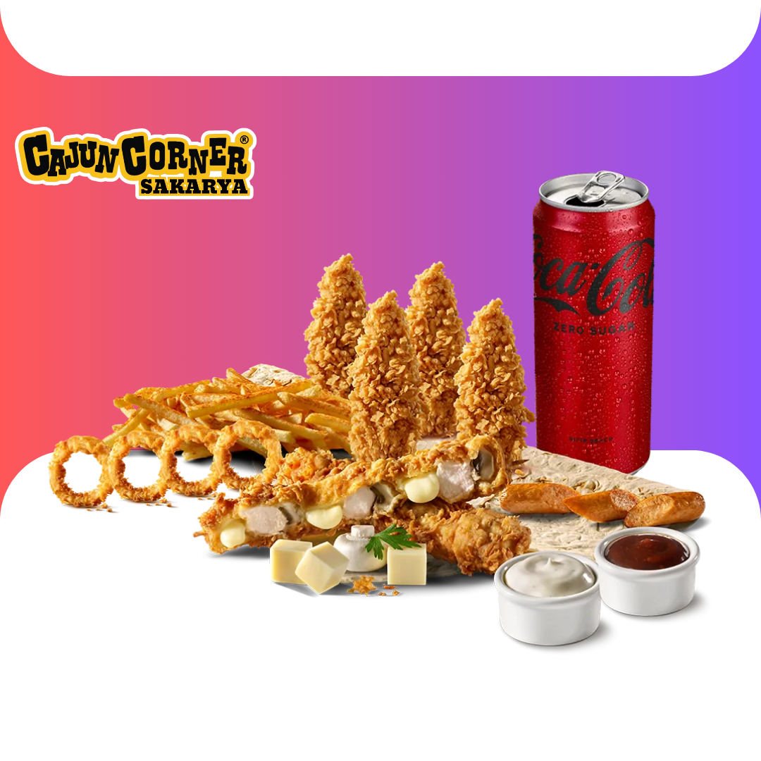 Cajun Karışık Sepet Menü