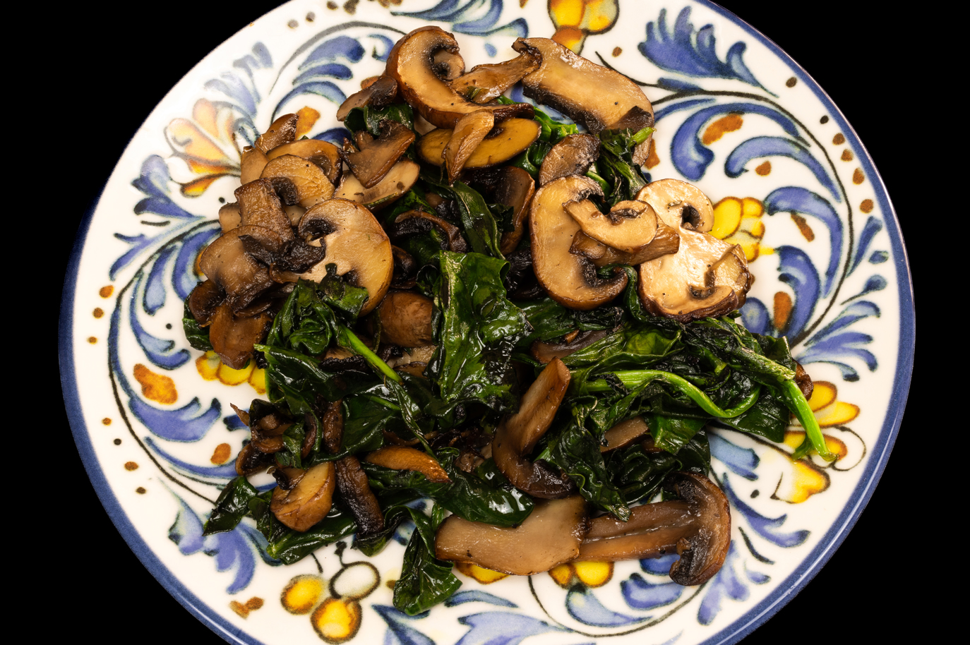 Funghi E Spinaci
