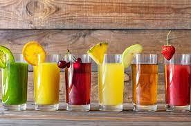 8-) Fruit juice