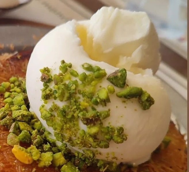 Glace 2 Boules / 2 top Dondurma (vanille ou chocolat ou maras)