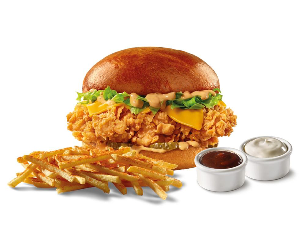 CAJUN CHESSY BURGER