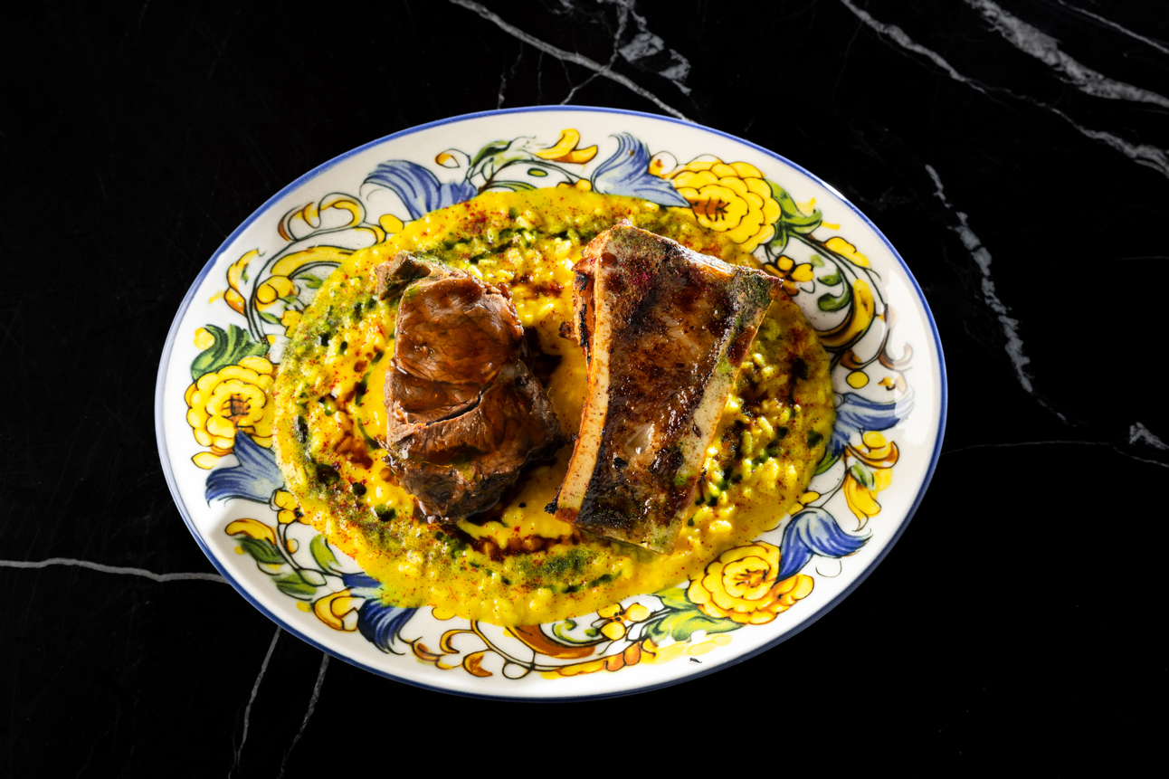 Risotto Alla Milanese E Midollo