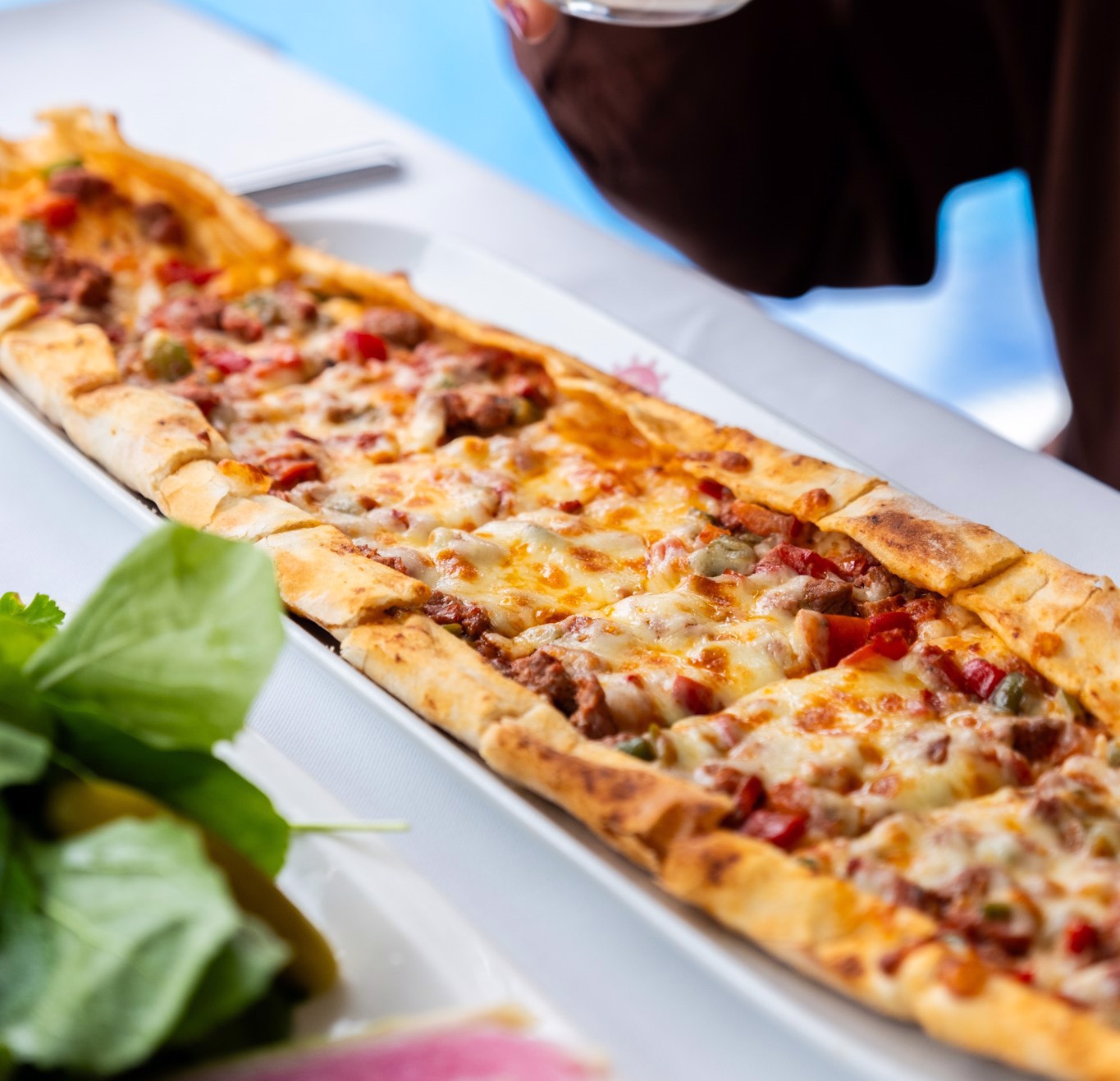 DICED MEAT & CHEESE PIDE