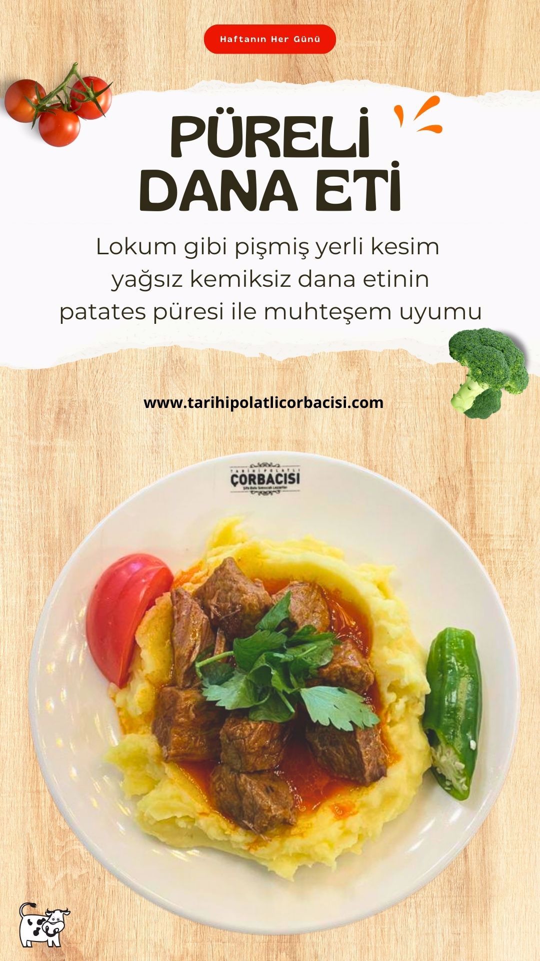 Püreli Dana Eti 
