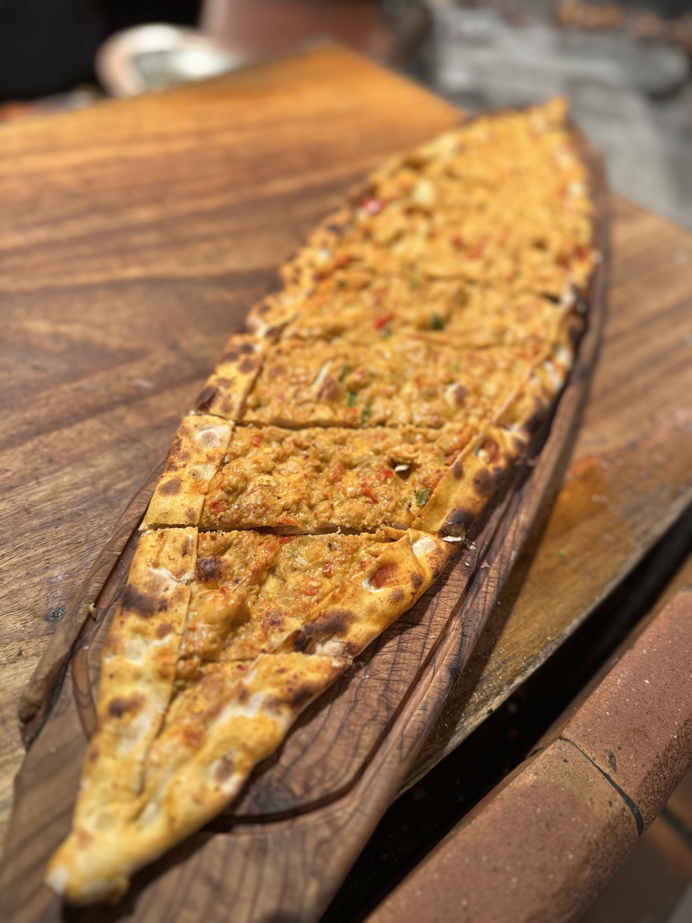 Tavuklu Pide (Poulet)