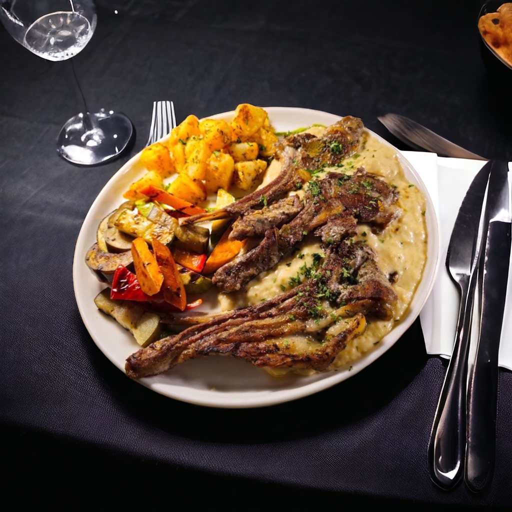 Lamb Chop Plate with“ Beğendi”