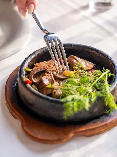 THINLY SLICED FRIED LIVER