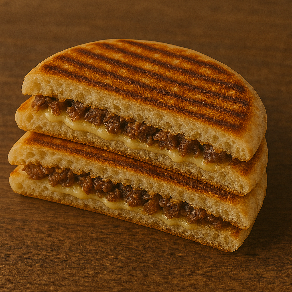 Kavurmalı Bazlama Tost