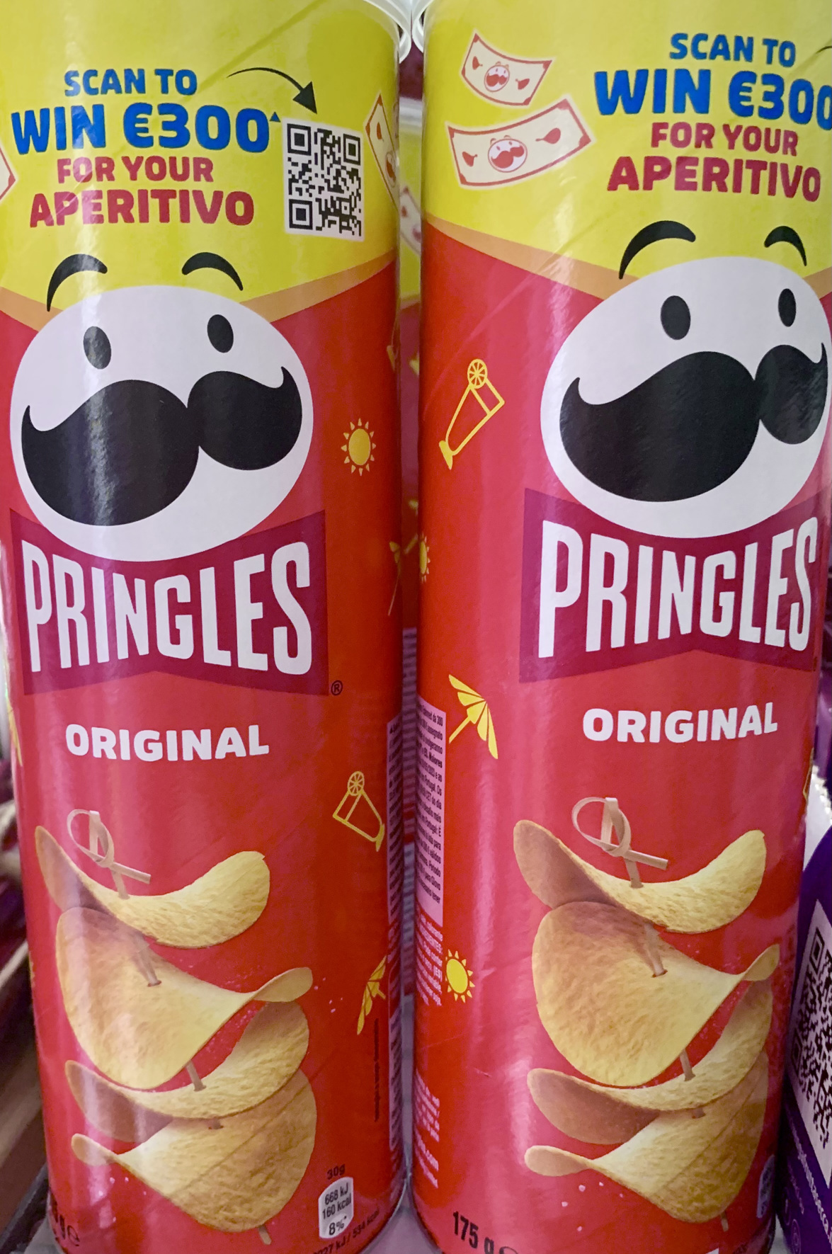Pringles -all flavors €2,70