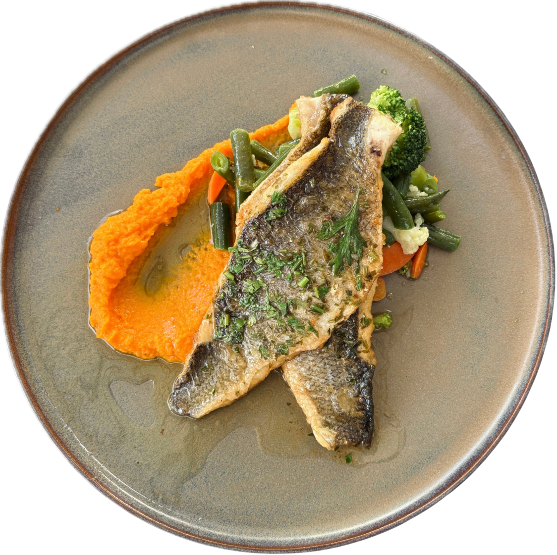 Sea Bass with Lemon Sauce