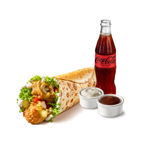 CHICKEN MUSHROOM ROLL MENÜ