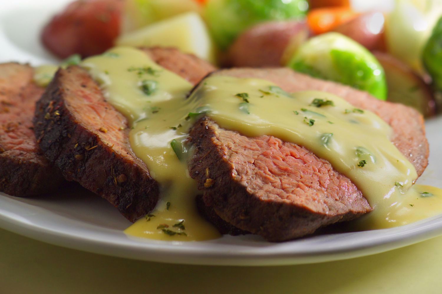 55-) Bernese steak