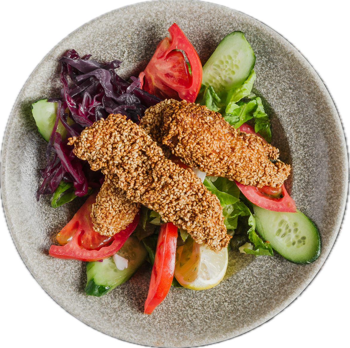 Sesame Crispy Chicken Salad