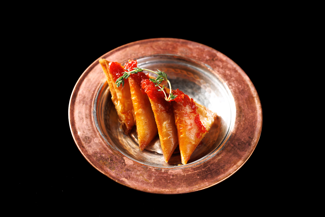 CRISPY PUFF PASTRY WITH CHEESE MIX