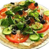 Manakish Akkawi,kaas met mozzarella 