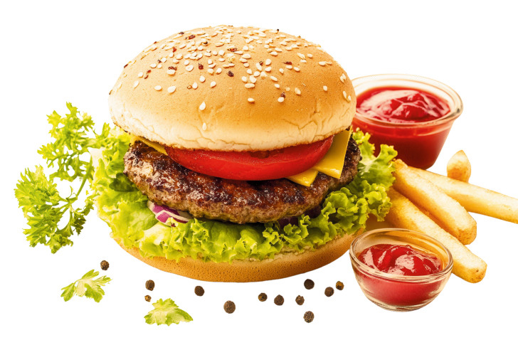 Patates Kızartmalı Burger