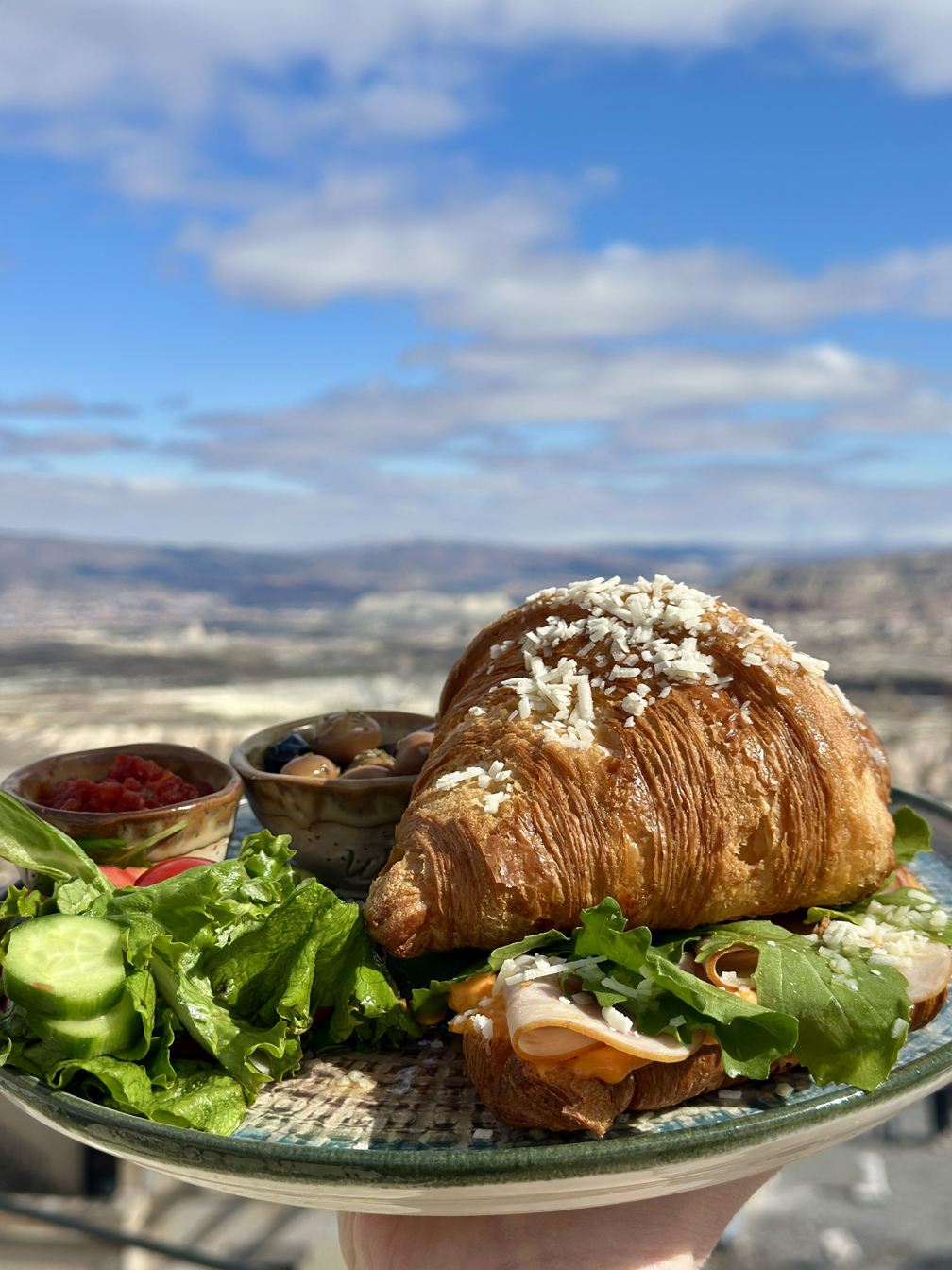 Croissant with Turkey Ham
