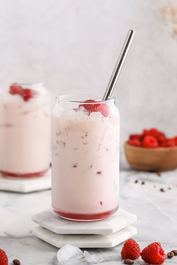 Ice Frambuaz Latte 