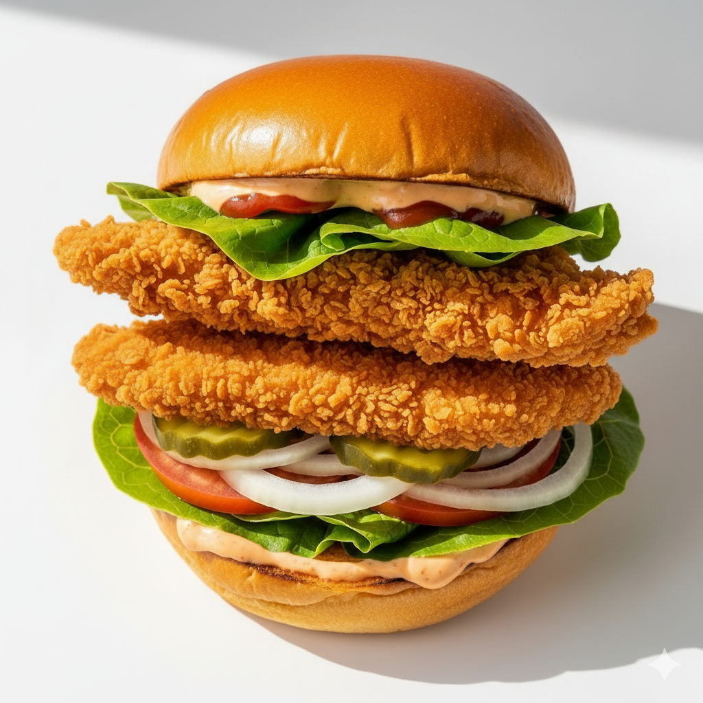 CRISPY CHICKEN BURGER