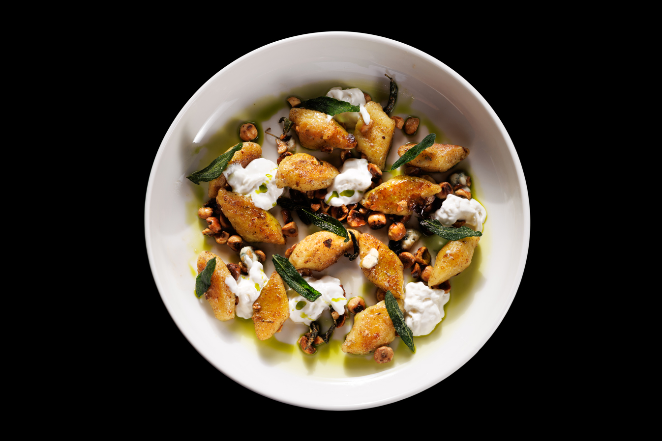 GNOCCHI GORGONZOLA AND NOCCIOLE
