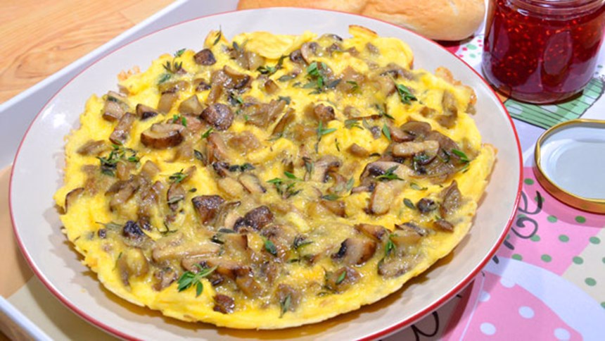Mantarlı Omlet (Mashroom Omlet)