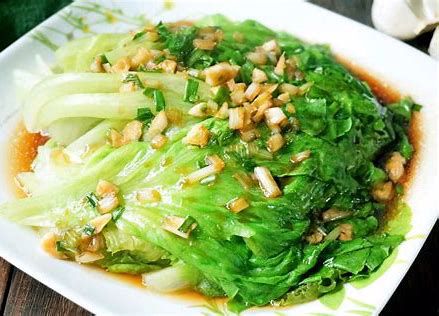 蚝油生菜-Салат с устричным соусом