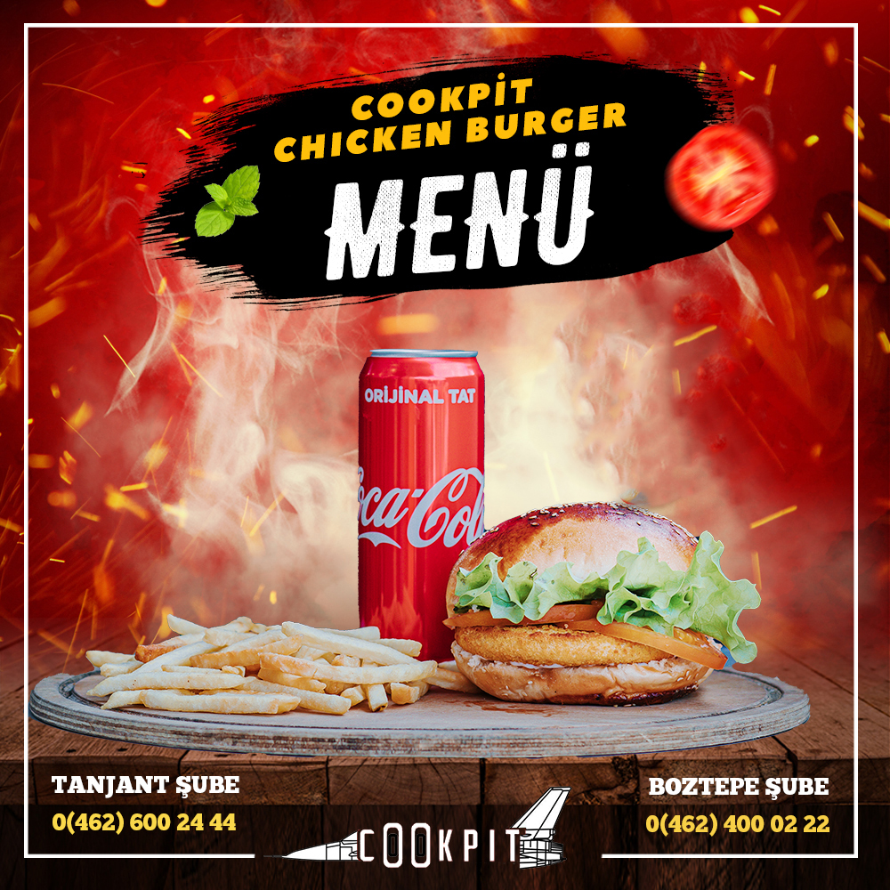 COOKPİT CHİCKEN BURGER