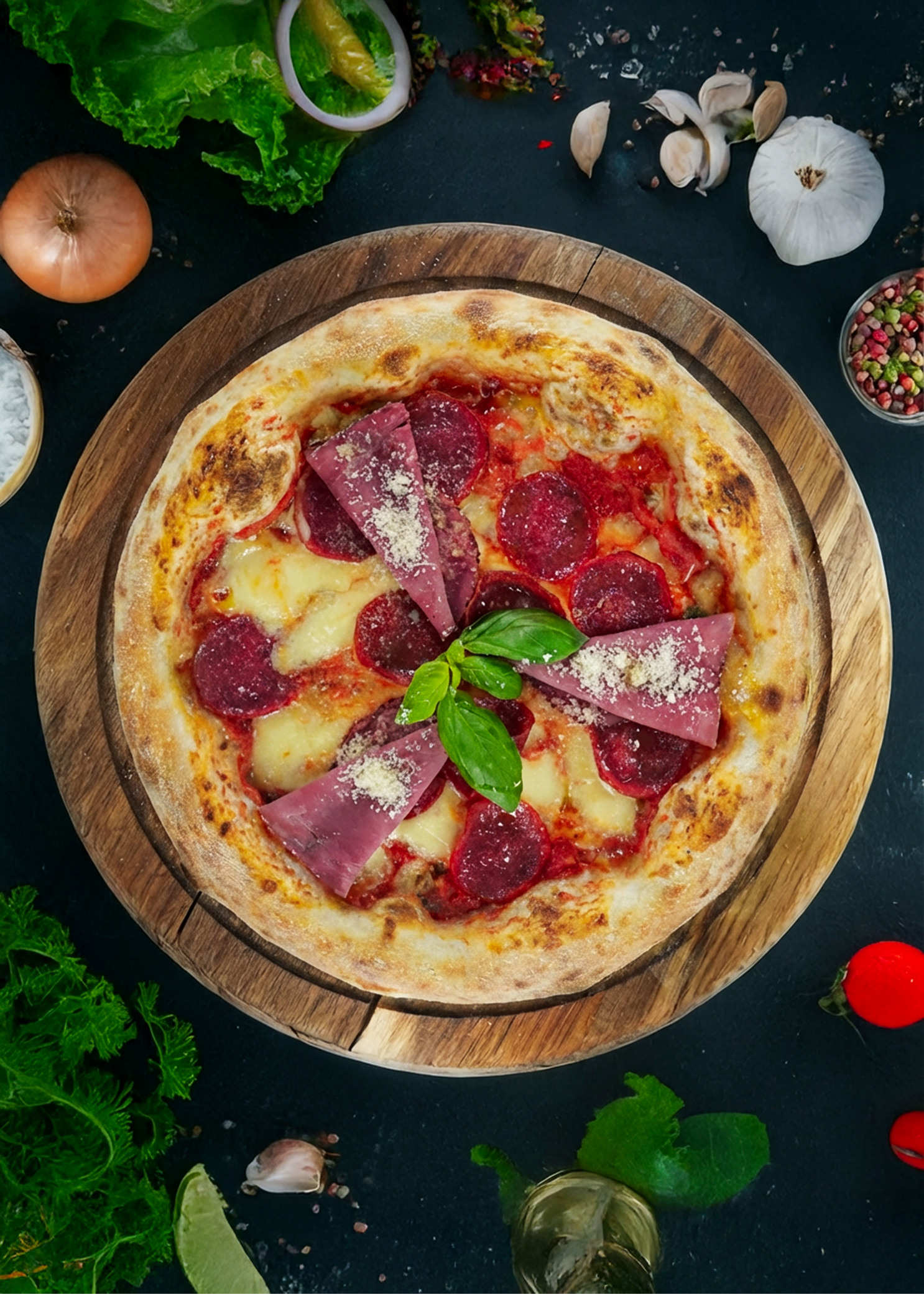 Pizza SALAMI or  SCHINKEN