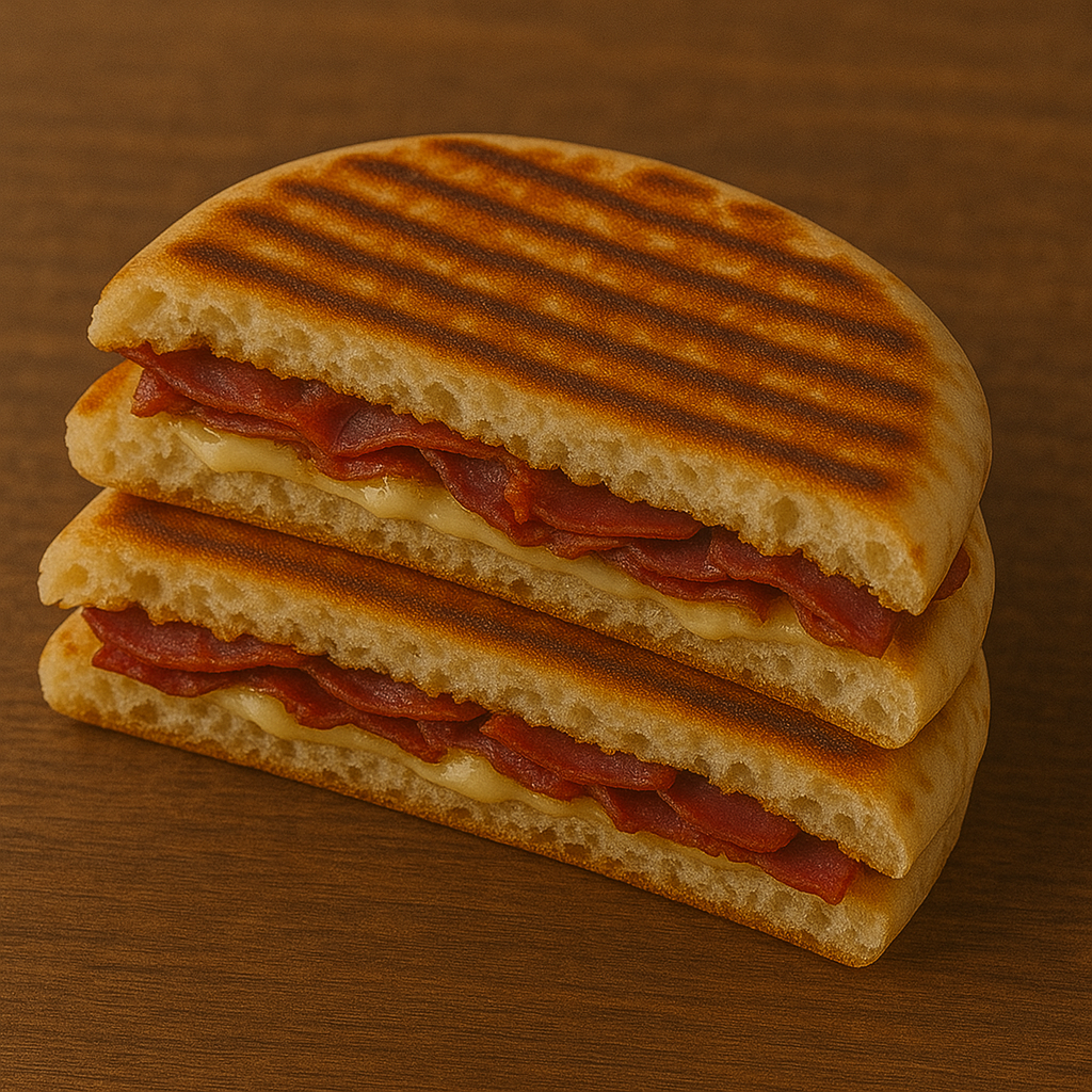 Pastırmalı Bazlama Tost