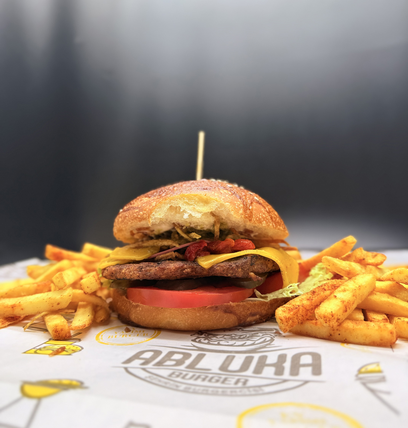 Boss Tavuk Burger Menü ( KUYRUK YAĞI İÇERİR)