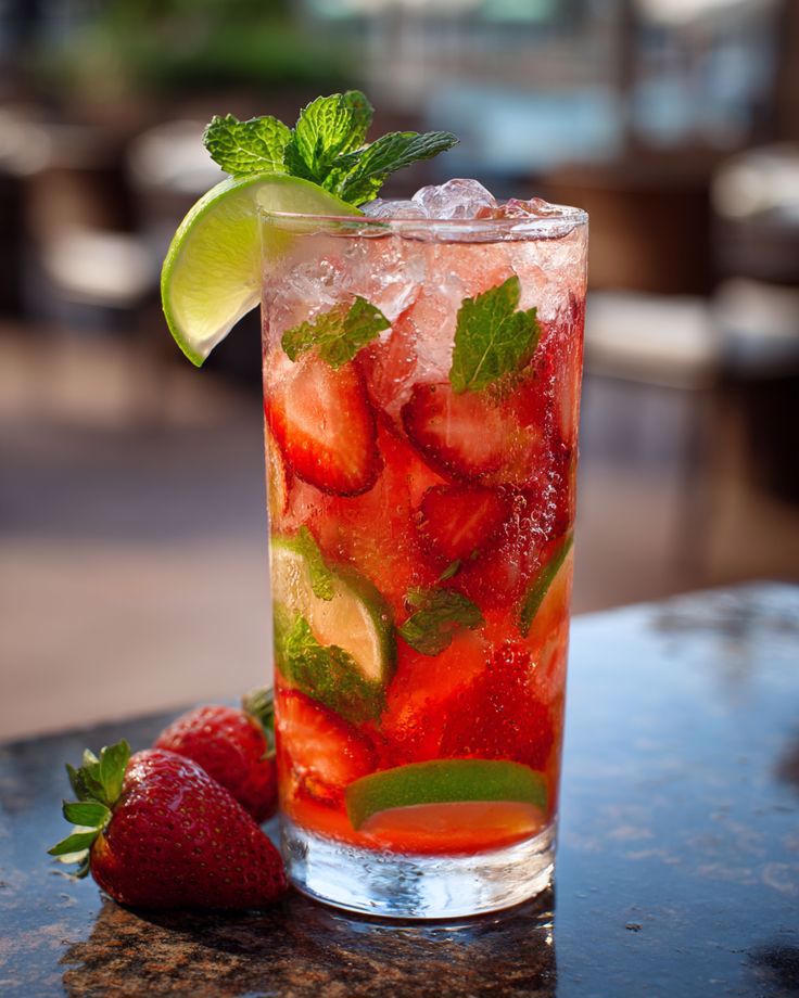 Çilekli Mojito