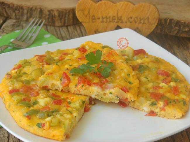 SEBZELİ OMLET(MEVSİM SEBZELERİ)