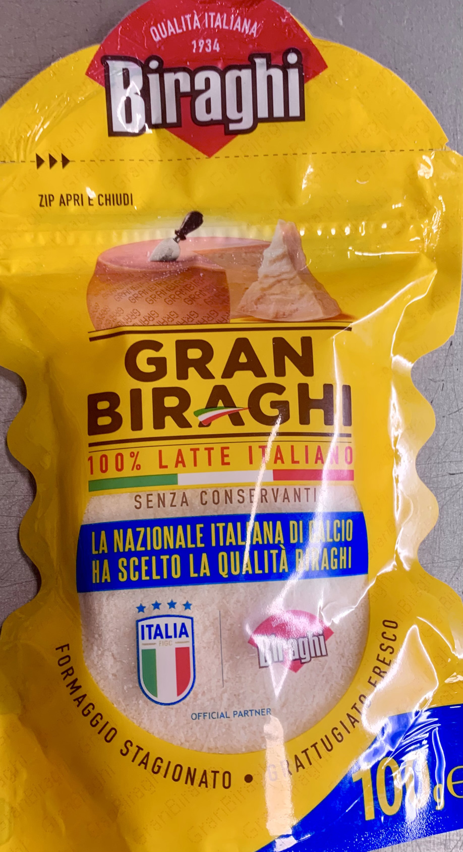 Gran Biraghi Parmesan Cheese €1,95