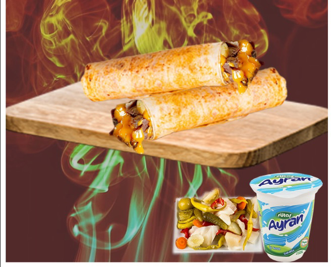 Chedarlı Karışık Zurna Dürüm