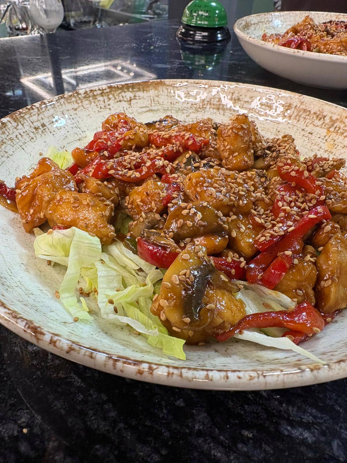 Ballı Teriyaki Soslu Tavuk 