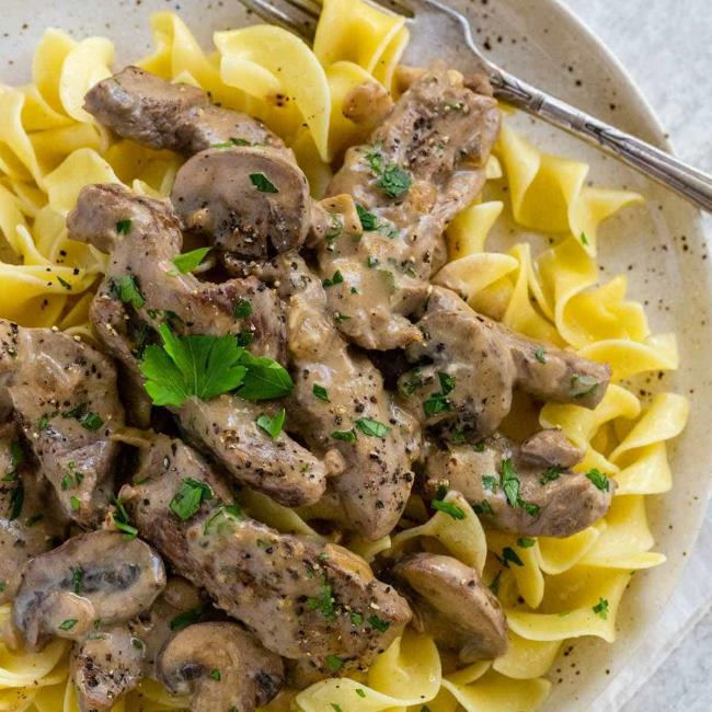 Steak Stroganot