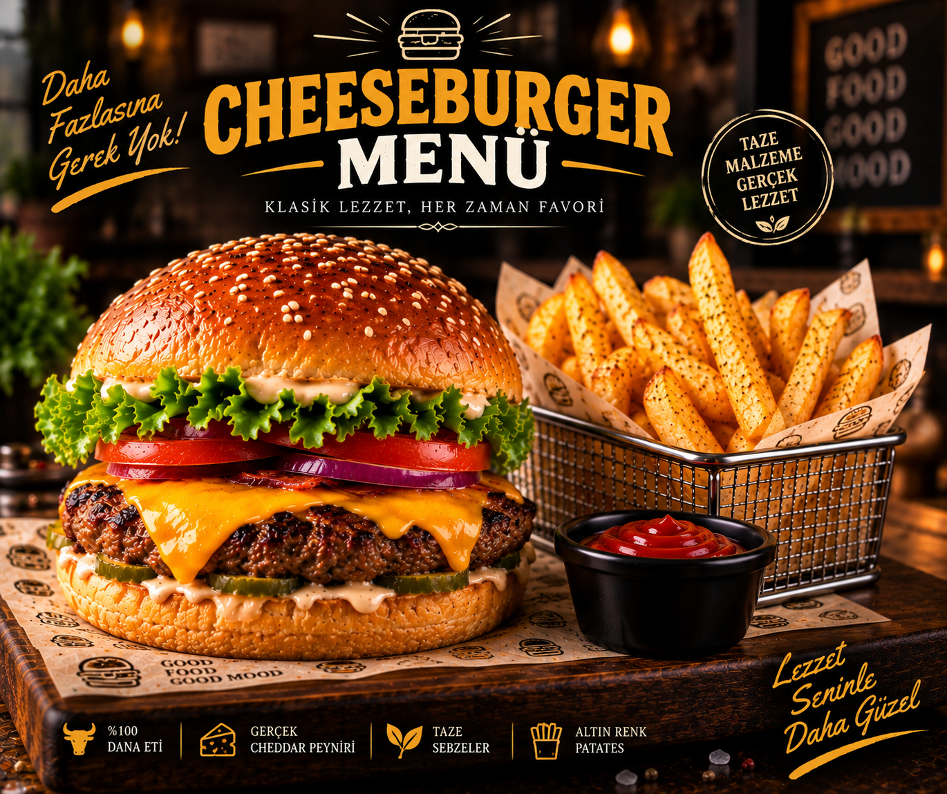 Cheese burger 