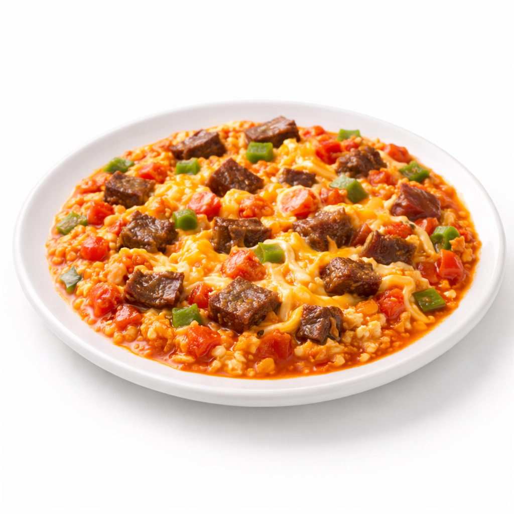 Kavurmalı Kaşarlı Menemen