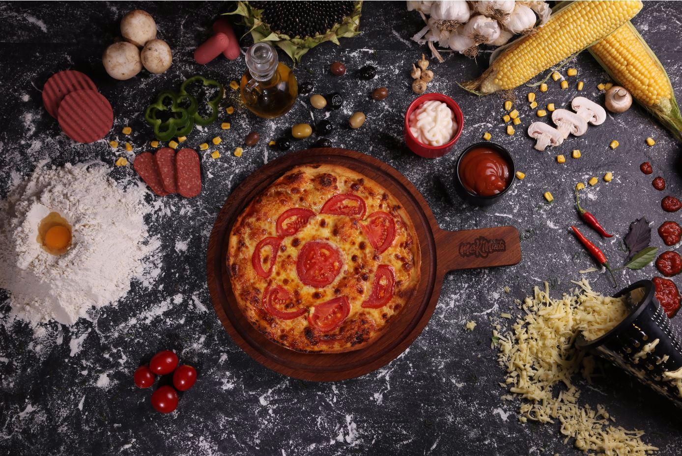 Sebzeli (Vejetaryen) Pizza