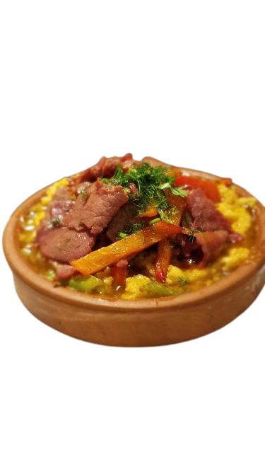 Hummus with Smoked Meat