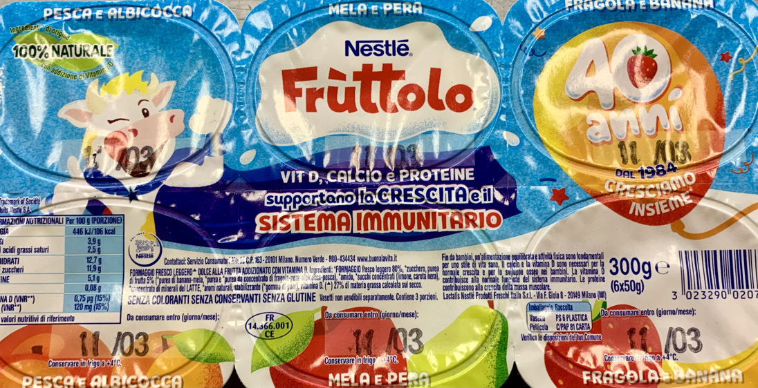 Fruttolo Yogurt - € 2,90